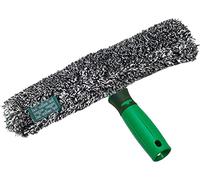Unger Limpiador ErgoTec Power (45 cm de Ancho, Microfibra 100% poliéster, Mango de 2 componentes, Funda con Cierre de Velcro, para Ventanas sin Rayas) BC450, Negro