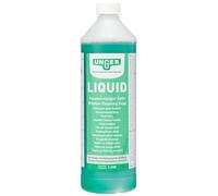 UNGER Limpiacristales líquido (1 litro, concentrado, proporción de mezcla 1:100, pH neutro, cristal sin rayas, tapón de seguridad, escala de dosificación) FR100