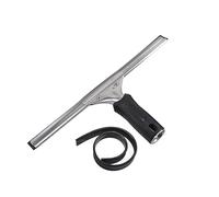 Unger Professional 12" Performance Window & Glass Cleaning Squeegee with Replacement Rubber - Cleaning Supplies, Heavy Duty Squeege for Window Cleaning, Streak-Free Results