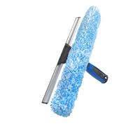Unger Professional 2 en 1 - Limpiacristales y Estropajo - Herramienta de Limpieza de Ventanas de 14 Pulgadas - Suministros de Limpieza, escobilla para Limpieza de Ventanas, Uso Comercial y