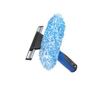 Unger Professional 2 en 1 - Limpiacristales y estropajo - Herramienta de limpieza de ventanas de 6 pulgadas - Suministros de limpieza, escobilla para limpieza de ventanas, uso comercial y residencial,