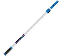 Unger Professional Connect & Clean - Barra de extensión telescópica de Aluminio de 3 a 6 pies con Cono de Bloqueo y Abrazadera de Deslizamiento rápido, Compatible con Accesorios de Herramientas de
