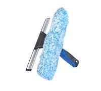 Unger Rasqueta y Estropajo Profesional 2 en 1, Herramienta de Limpieza de Ventanas de 10 Pulgadas, Suministros de Limpieza, escobilla para Limpieza de Ventanas, Uso Comercial y residencial, Funda de
