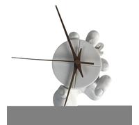 Ungtyb 3D Clock Hands Wall, Modern Clock Decor, Quiet Movement Mechanism, Hand-Shaped Hour Holder, for Kitchen Living Room Bedroom Studio Home Offices Café Walls Time Display Use