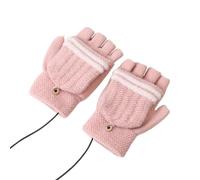 Ungtyb Adjustable Heated Gloves, Usb Heated Typing Gloves, USB Hand Warmer, Comfortable USB Hand Warmer Gloves With Adjustable Temperature For Winter Typing, Cold Offices, And Outdoor Hand Warming