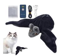 Ungtyb Automatic Chirping Cat Toys, Realistic Feather Toys, Soft Plush Cat Toys with Sound, Catnip Bird Toy 8cm for All Breeds of Cats, Indoor, Outdoor, Present, Multicolor