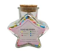 Ungtyb Bible Verse Jar, Scripture Verse Jar, Daily Prayers Encouragement Supplies, Tabletop Bible Ornament for Prayer and Reflection, 4.53x4.13x2.36 Inches