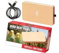 Ungtyb Bird Cage Heater - USB Parrot Warmer Pad for Winter Comfort | Aluminum Heat Plate, Silent Aviary Device, 5W Output, 1.5m Cord, Safe Thermal Support Parakeet Finch Lovebird Habitat