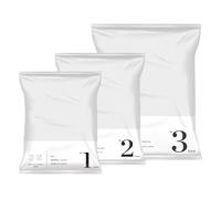Ungtyb Bolsas de almacenamiento al vacío, compression seller bags, 2 x Airtight Design, Space Saver Organizer, No Pump Needed Packing, Clothing, Blankets and Comforters, 2 Pieces