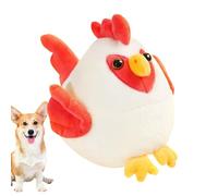 Ungtyb Bouncing Dog Toy, Dog Bounce Ball, Cartoon Chicken Toy, Squeaker Puppy Plush with Rechargeable and Long Lasting Plays for Keeping Dogs, and Cats Entertained, 1 Piece