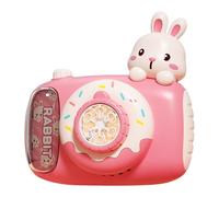 Ungtyb Camera Bubble Machine, Cartoon Automatic Bubble Blower, Light-Up Foam Maker Toy, Handheld Rechargeable Design, Light Up Design, Made Of Abs Material, 5.12x2.76x5.31inches
