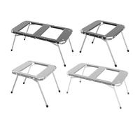Ungtyb Camping Table, Folding, Heavyduty Scratch Resistant, Furniture, Patchable Lightweight Table Fire Pit Cooking and Tour, 18.31inx17.91x15.55in