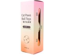 Ungtyb Cat Balls with Bells, 3x Hollow Out Cat Balls, Interactive Kitten Rattle Game, Pet Exercise Toys, Floor Chew Supplies, Scratch Toy for Small Animals, 1.77 Inches