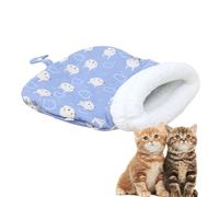 Ungtyb Cat Sleeping Bag, Bed, Puppy Nest Bed, Winter Cat Bed with Soft Plush Lining 19.69x13.78x1.18 Inches for Keeping Cats and Small Dogs Cozy During Cold Weather (1 Piece)