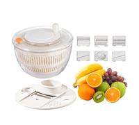 Ungtyb Centrifugadora de ensaladas - Bol Centrifugador Antideslizante - Bol para Lavar Frutas,para Uso Diario en Casa Viajes Camping Restaurantes Alimentación Saludable Padres y Estudiantes Ocupados