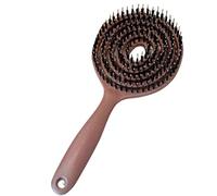 Ungtyb Cepillo para el pelo desenredante - Hollow Round Scalp Massager Hairbrush for Women | Promotes Hair Health Gentle on Scalp Soft Bristle Comb for Straight, Curly, Wet or Dry Hairs, Reduces