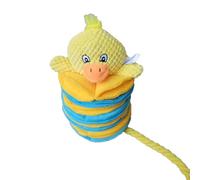 Ungtyb Chew Toys for Dogs, Pillow Duck Shape Plush Toy, Interactive Snuffle Ball, Unbreakable Slow Feeder, Cognitive Puppy Toy, Boredom Relief, Enrichment, Travel