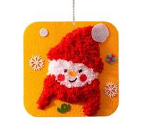 Ungtyb Christmas Sewing Kit- Beginner-Friendly Embroidery Set for Kids | Do It Yourself Threading Craft with Holiday Designs for Girl/Boys, Ages 4 to 12, Birthdays, Fun Activities, Arts and Crafts