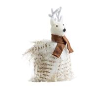 Ungtyb Christmas Tree Ornaments, Felt Animal Decorations, Hanging Holiday Pendants, Soft Lightweight Material for Home, Party, Garden, Offices, Tabletops, 7.09x3.15x3.15 Inches