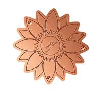 Ungtyb Copper Bird Bath Disk - 0.6mm Metal Plate Garden Insert for Water Bowls Fountain Patio Lawn Outdoor Use | Flat Wildlife Drinking Surfaces Perfect for Ceramic Solar Heated Basins