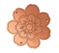Ungtyb Copper Bird Bath Disk - 0.6mm Metal Plate Garden Insert for Water Bowls Fountain Patio Lawn Outdoor Use | Flat Wildlife Drinking Surfaces Perfect for Ceramic Solar Heated Basins