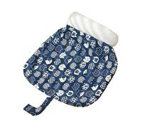 Ungtyb Cute Adorable Design Cat Bed, Pet Sleeping Bag, Warming Burrow Bed, Semi Enclosed Cat Sleeping Bag 45x55cm for Cats, Camping, Indoor, Present, Outdoor, Light Blue, Dark Blue Color