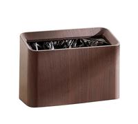 Ungtyb Desktop Trash Can, Small Waste Bin, Small Garbage Container, Space Saving Lid Design for Bathroom, Kitchen, Car, Study, Offices, Bedroom, 8.66x3.54x5.91 Inches