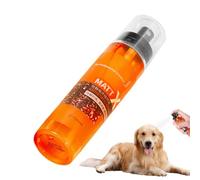 Ungtyb Dog Hair Detangler, Knot Remover, Frizz Control Reduces Matting Softens Coat Remover, Anti Static Conditioner Ideal for Pets Daily Grooming, 1.97x6.3 Inches
