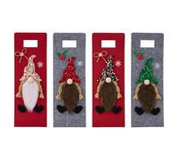 Ungtyb Festive Wine Bottle Sleeve, Washable Wine Bottle Cover, Festive Table Wine Decor, Holiday Wine Bottle, Felt Wine Bottle Sleeve 41 x 14.3 cm/16.14 x 5.63 for Home