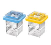 Ungtyb Floating Fish Breeding Box, Transparent, Aquarium Hatchery Incubator, Guppy Isolation Case, Protects Injured Aquatic Pets Growth for Home Fish Tanks, 300g