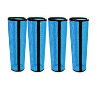 Ungtyb Fly Boots for Horses - 4 Pieces Breathable Adjustable Mesh Wrap | Protective Leggings with Stay-Up Straps, Sturdy Equine Guards with Fleece Trim, Horse Gear with Comfort Fit, Trail Riding Care