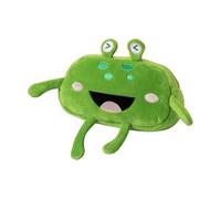 Ungtyb Funny Frog Design Plush Pencil Pouch, Large Capacity Pencil Case, Stuffed Frog Pencil Pouch, Plush School Supplies Bag 20x11x5cm for Present, Indoor, Outdoor, Offices, Green Color, Green 2,