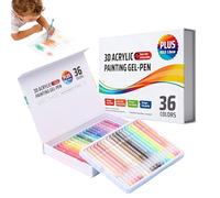 Ungtyb Gel Pens for Coloring - Retractable Fabric Drawing Markers with 1.0mm Tip | Gel Painting Pens Set for Home, School, Crafting, Sketching, Journaling, Writing, Drawing, Doodling, Art Supplies