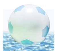 Ungtyb Giant Inflatable Soccer Ball 24 Inch - For Beach Pool Backyard Party Play Use | PVC Outdoor Sports Ball, Air Fill Toy, Summer Activity Gear, Family Kids Adult Recreation Park Vacation Resort