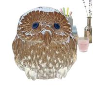 Ungtyb Glittering Snow Owl Figurine - Decorative Crystal Statue for Sophisticated Display | Premium Intricate Design for Christmas, Thanksgiving, Birthdays, Family, Living Room, Bedroom, Shelf Decor