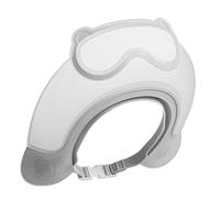 Ungtyb Gorro de ducha para bebé, diseño ajustable e impermeable, cómodo y flexible, unisex, tamaño para protección del champú, 9,06 x 9,06 x 2,76 pulgadas