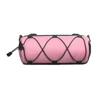Ungtyb Handlebar Storage Bag, Bike Front Pouch, Waterproof Organizer Design, Touch-Sensitive Phone Holder for Mountain Road Scooter Commute, 23.5x11cm Pink Black Green Purple
