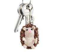 Ungtyb Handmade Crochet Keychain - Hedgehog Design Purse Pendant | Keychain Charm for Collection, Handbag, Purse, Travel, Commuting, Stocking Stuffer, Birthday, Holiday Gift, Accessories