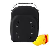 Ungtyb Hat Carrier Travel Case, Cap Luggage Container Case, EVA Bumper Hat Box, Hats Storage Box, Large Capacity Hats Carrier, Shoulder Strap Hat Case for Traveling & Home Storage