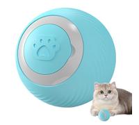 Ungtyb Interactive Cat Ball - Light Up USB Rechargeable Toy for Cats | Intelligent Rolling Silicone Ball, Automatic Movement for Kitten Play, Engages Natural Hunting Instincts Indoors