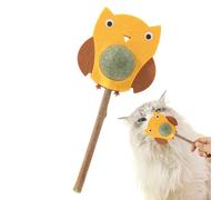 Ungtyb Interactive Catnip Balls for Cats, Cartoon Owl Catnip Toys, Teeth Cleaning Chew Toys, Increase Appetite and Promote Healthy Teeth, All-Natural Catnip Balls for Kittens, Adult, and Senior Cats