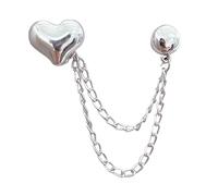 Ungtyb Magnetic Clothing Clips - Metal Button Fastener with Chain | Decorative Clothespin Cinches for Hijab Hat Sleeve, Strong Magnet Brooch Pin for Trousers, Jewelry Accessory for Travel