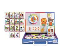 Ungtyb Magnetic Puzzles - Double Sided Educational STEM Toy | Creative Learning Puzzle Set Boys/Girls, Ideal for Kids' Birthday Gift, Travel, Home Play, Preschool or School Activities