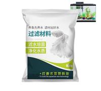 Ungtyb Medio Filtrante de Acuario - 500 G con De Malla Y Anillos De Recambio | Medio Filtrante Anillos Biológicos para Acuario,Apto para Estanque Doméstico Agua Salada Exterior Coral Betta Tortuga