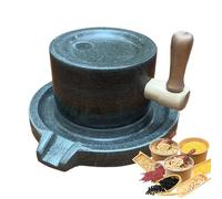 Ungtyb Molino de Piedra | Molino Manual De Polvo De Piedra,Molinillo De Granos De Café | Para Cocina Restaurante Repostería Café Harina Pimienta Sal Frutos Secos y Hogar