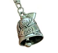 Ungtyb Motorcycle Bell - Vintage Engraved Keychain | Gremlin Bell Charm for Motorcycle & Car Riders, Adults, Men, Outdoor Riding, Driving, Travel, Backpack, Bag, Necklace, Birthday Gift