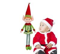 Ungtyb Muñecas de Navidad de Peluche | Adorable decoración con de piernas largas - para Ambiente para chimeneas, alféizares de Ventanas, mesas, Exteriores y Bodas