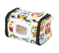 Ungtyb Parrot Cotton Nest, Cartoon Pattern Winter Warm Birds House, Parrot Cage Accessories, Birds Hideaway Sleeping Bed, Budgie Parakeet Cockatiel Conure Nest, Lovebird Parrot Sleeping Bed, Cotton