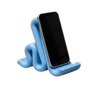 Ungtyb Phone Stand Desk - Wave Shape Smartphone Mount for Stable Hands Free Viewing | ABS Acrylic Non Slip Base Adjustable Angle Rotating Slot Compatible Mobile Tablet Home Office Kitchen Bedroom