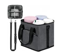 Ungtyb Portable Drink Carrier - 4-Cup Insulated Beverage Tote with Handle | Reusable Coffee & Soda Holder for Food Delivery, Picnic, Camping & Outdoor Sports, Space-Saving Drink Caddies